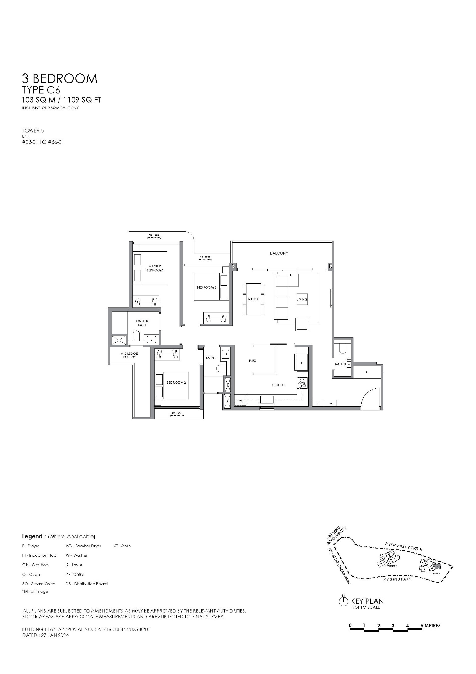 River Modern floorplan
